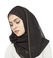 Embroidered Hijab Band